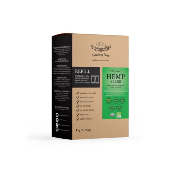 Soaring Free Organic Hemp Seeds Hulled - Image 3