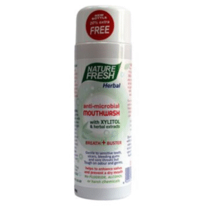 Nature Fresh Breath Buster Anti-Microbial Mouthwash 200ml bottles (x3)
