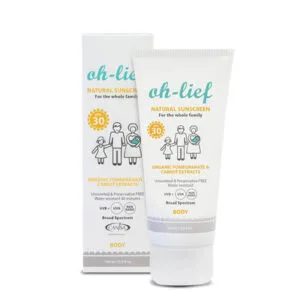 Oh-Lief Natural Sunscreen Body SPF30 100ml