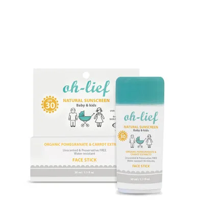 Oh-lief  Natural Face Stick - Baby & Kids 30g