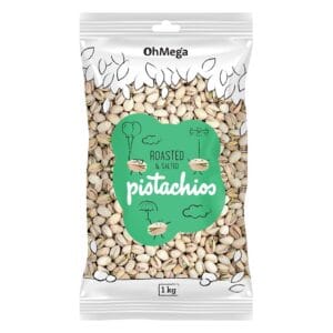 OhMega Pistachios Roasted and Salted
