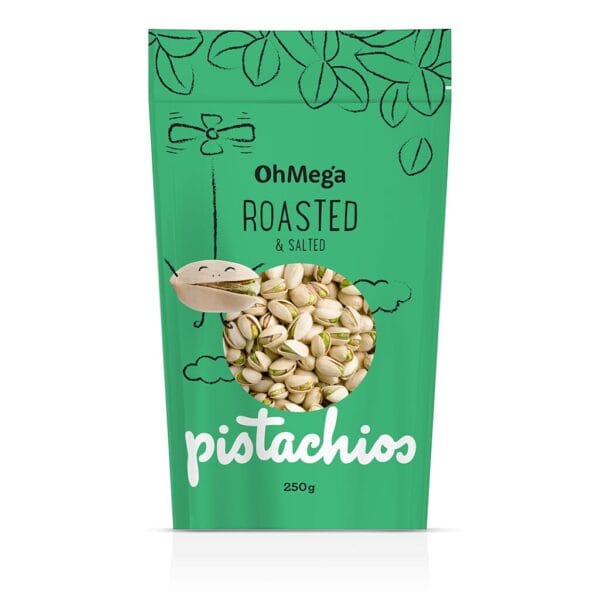 OhMega Pistachios Roasted and Salted - Image 2