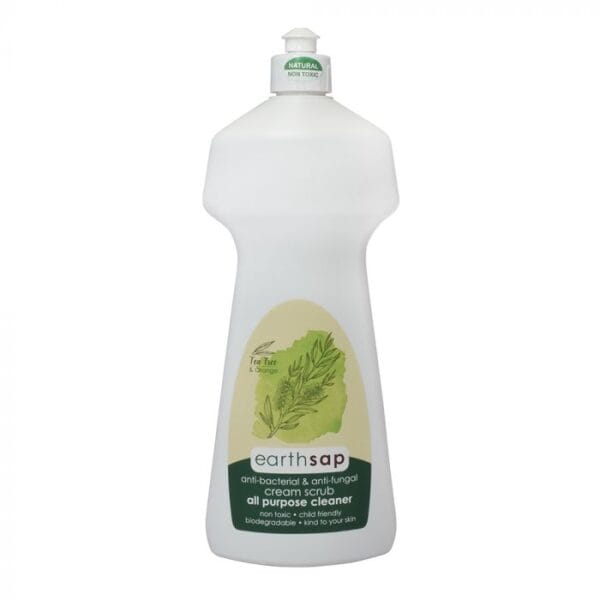 Earthsap Tea Tree & Orange Cream Scrub All Purpose Cleaner - 750ml x3