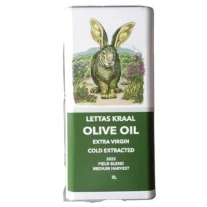 Lettas Kraal Extra Virgin Olive Oil - 5 Litre