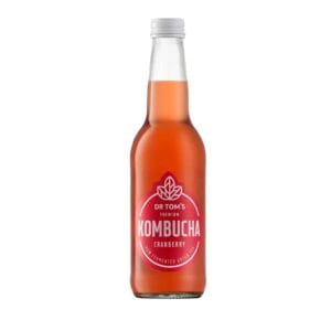 Dr Tom's Kombucha - Cranberry (340ml x6)